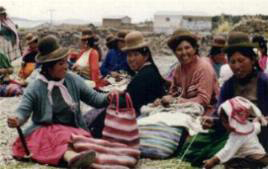 les artisanes autour du lac Titicaca