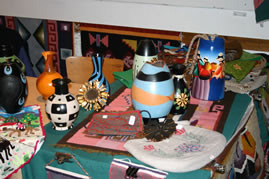 Ayllu et Partage sans Frontières sur stand de vente à Chabeuil le 07 décembre 2008 avec le Sel et Fabricado