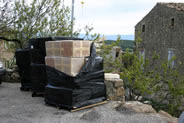 Réception des colis de la Ciap en 2008