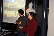 Soirée du 11/12/2007, présentation par Christophe Berthelot et Dorothée Meyer de leur court métrage "Pensées équitables" 