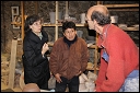Visite de José-Luis Chavez - novembre 2010 - rencontre avec Philippe Jacques - potier