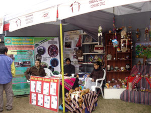 Foire, stand de la CIAP à Miraflores