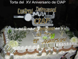 gâteau d'anniversaire des 15 ans de la CIAP
