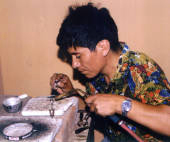 Artisans de l'association Tika Rumi