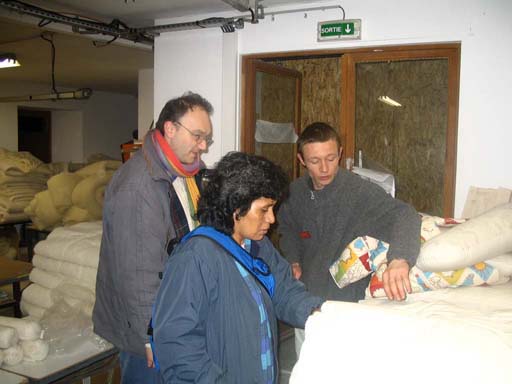 Julia en visite à Ardelaine